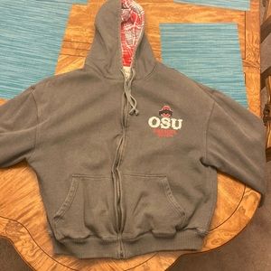 OSU zip up hoodie